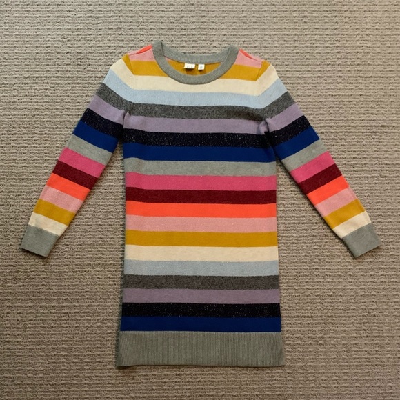 colorful sweater dress